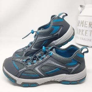 G.H. Bass & Co Dakota Gray Blue Sneakers Sz 7.5